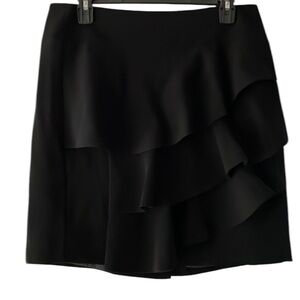 I•N•C international concepts black mini ruffle skirt